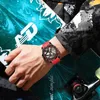 Relógios de pulso Ailang homens relógio de negócios luminosa impermeável automático Mecânico Hollow Flywheel Couro Strap relógios 8826G