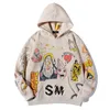 Mäns Hoodies Streetwear Hip Hop Novelty Fleece Casual Loose Fit Luxury Långärmad Designer Hoodie Män Kvinnors Sweaters Tops X328