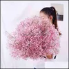 Decorative Flowers & Wreaths Festive Party Supplies Home Garden Natural Fresh Dried Preserved Gypsophila Panicata,Babys Breath Flower Bouque