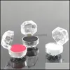 Jewelry Boxes Packaging & Display Clear Plastic Ring Earrings Pendant Beads Storage Organizer Package Case Gift Fashion Box Drop Delivery 20