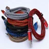 2A Braided Fabric Micro USB Cable 1M 2M 3M Charger Type-C Cables For Samsung LG Sony