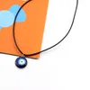 S2697 Mode Smycken Evil Eye Pendant Halsband Blå Ögon Rope Chain Halsband