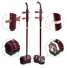 Solidwood Erhu Chinese 2-string Violin Fiddle Stringed Musical Instrument Dark Coffee