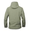 Shark Skin Soft Shell Giacca tattica militare da uomo Giacca a vento impermeabile Cappotto caldo invernale Camouflage con cappuccio Camo Army Abbigliamento 210811