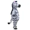 kostium damski zebry