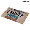 Carpets Happy Camping Door Mat Entrance Floor Rug Bathroom Pad Non Slip Carpet Home Decor DSS899