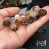 Chains Old Agate Straight Barrel Tube Beads Loose Explosive Products Women's Silk-wrapped Original Stone Necklace