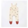 Automne bébé filles garçons barboteuse lune Olive Dot coton fronde combinaison né pantalon à pattes vêtements décontractés E1605 211229