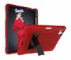 3 W 1 Tablet Case dla iPad 10.2 10.9 11 9.7 AIR2 AIR4 MINI45 Samsung T290 T500 T220 T225 T307 T510 P610 PC + TPU Przenośny Odporność na wstrząsy Kickstand PC pokrywa