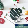 6pcs /ステンレススチール製クリスマススプーンセットクリスマスパーティー食器装飾工場価格専門のデザイン品質最新のスタイル元のステータス