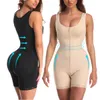 ZIP 허리 레이스 슬리밍 코르 셋 컨트롤 ShapeSewear 엉덩이 리프터 스트랩 바디 셰이퍼 속옷 Bodysuit 여성 플러스 사이즈 S-6XL