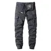 Men voor mannen Casual katoenen vrachtbroek Elastische buiten wandelen King Tactische trainingsbroek Mannelijke militaire multi-pocket gevechtenbroeken 220311