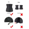 Kadınlar Lateks Bel Eğitmeni Vücut Şey Makiner Korsetleri Fermuar Cincher Korse Üstü Zayıf Kemer Siyah şekillendiriciler Shapewear Plus Boyut 220112100632