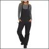 Abbigliamento sportivo all'aperto Pantaloni da sci Abbigliamento sportivo da esterno Donna Salopette isolata Tute Tinta unita Tasca OnePiece S2514120015