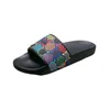 2021 мода слайд сандалии тапочки для женщин с оригинальными летними пляжными дамами шлепанки ловиты черные