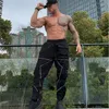 Pantalon Cargo pour hommes, pantalon de sport décontracté, tendance, ample, droit, réfléchissant, pour course à pied, entraînement, jogging, 2021