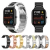 Bracelet en métal pour Amazfit Bip S Bracelet de boîtier pour Xiaomi Amazfit Bip Lite u Gts 2 Mini Band Strap Protecteur d'écran Film H0915