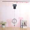 Professionell handverktygssatser Solar Spinner Motor Home Wind Chimes Automatisk Powered Hanging Metal Multifunktion Stor # G2