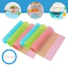 4PCs/8PCs Refrigerator Mats 45 x29cm Non-slip Waterproof Refrigerator Pad Pre-Cut Fridge Shelves Liner Table Mat 210706