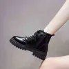 Dress Shoes Velvet Women Boots Goth Style Platform Ankle for Autumn and Winter 's Martin Ladies Female Chelsea 2 9