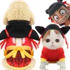 Abbigliamento per cani Abbigliamento Simpatico portamonete Cat Fleece Hat Maglione Felpa con cappuccio