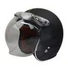 Motorcykelhjältar Öppna ansiktshjälm Visir Bubble Casco Moto Lens Capacete Shield Accessoriemotorcykel