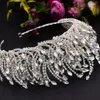 Luxe mariée couronne diadème bandeau boucles d'oreilles de mariage fête d'anniversaire princesse couronnes boucle d'oreille bijoux mariées bijoux 8252748