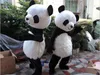 Halloween Panda Mascotte Kostuum Hoge Kwaliteit Personaliseer Cartoon Pluche Dier Anime Thema Karakter Volwassen maat Kerst Carnaval Fancy Dress