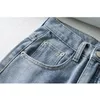 Taille haute femmes jeans streetwear bleu mode femme fente denim pantalon 210415