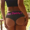 Women's Panties Women Sexy Lingerie G-string Briefs Underwear T String Thongs Knickers Yes Daddy Letter Printed Ladies270f