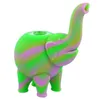 2022 جديد الفيل نمط مصغرة فقاعة التدخين أنابيب المياه متعددة ألوان سيليكون الحفارات النفط بونغ النرجيلة وعاء الزجاج الحرة