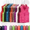 Ultra Thin Down Jacket Light Warm Waistcoat Female Sleeveless Cropped Puffer Vest Lining Woman Winter Coat Spring 211013