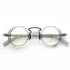 نظارات رمادية مصنوعة يدويًا للجنسين نساء الرجال النظارات النظرية