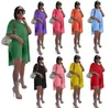 Kvinnor Plus Size Tracksuits 3xl Två bitar Set Outfits Split Kortärmad Leggings Loose Shirt Toppar Jogger Suits Womens Designer Mode