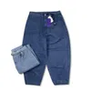 Pantalon pour hommes Purple 21SS Ceinture réglable en vrac Denim Capris Large Cropped Day Fashion Cityboy