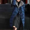 Piumino invernale double face in piumino d'anatra da donna Cappotto lungo ultraleggero da donna in caldo outwear 210525