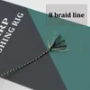 Braid Line 3PCS 8 Fishing Strand Intrecciato Camo Green Hooklink Soft Hook Non Rivestito Per Carp Hair Rig Affrontare Accessori