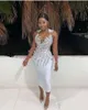 tea length white cocktail dresses