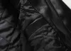 Kafatası S PU Ceketler Erkekler Siyah Yüksek Sokak Stand-Boyun Fermuar Kaburga Sleeve Streetwear Motosiklet Faux Deri Mont 211214