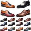 2021 Lüks Erkekler Rahat Ayakkabılar Siyah Kahverengi Kırmızı Loafer'lar Açık Düz Moda Erkek Eğitmenler Sneakers Boyutu 40-47 Color61