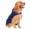 Köpek giyim 4xl-6xl Yansıtıcı evcil hayvan giysileri Yağmur ceketi yağmurluk yağmur giysisi Orta büyük köpekler için tasma deliği 251T