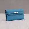 Plånböcker trendig läder plånbok kvinnlig lång sektion första lager kohud koppling väska litchee mönster mode