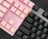 Motospeed K82 Mechanical USB Wired RGB LED Backlight 87 Touches Rouge Commutateur PUBG Jeux Pink Keyboard FPS Gamer