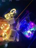 2021 LED -strängljus 1m 2m LED -strängar Koppartråd Batteriet Drift Julbröllop Party Decoration LED String Fairy Lights