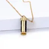 Pendentif Colliers Bouteille De Parfum Homme Femme Top Qualité Couple 2 Couleur Argent Doré Long Mode Bijoux Collier Fourniture Whole2600374