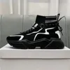 2021 Nyaste Designer Skor Män High-Top Sneakers Högkvalitativ Svart Vit Casual och Bekväm Läder Andningsbar Sneaker Lyx Sko Storlek 38-44 c3ts #