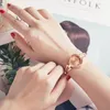 Montres-bracelets 2021 petit luxe dames montres Bracelet en or Rose robe Quartz femmes poignet femme décontracté horloge Relogio Feminino Whatch