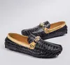 High Quality Soft Mens Loafers Handmade Casual Shoes Moccasins For Men Split Leather Flat Shoe Big size 38-48