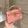 Kobiety Luxurys Projektantów Torby 2021 Moda Vintage Cross Body Torebka Totes Panie Torebki Najwyższej Jakości Pink Real Leather Clutch Torebka Torba Na Ramię Kieszeń Portfel