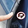 2Pcs Car Front Door Rubber Seal Strip Filler Weatherstrip For B Pillar Edge Protection Sealant Auto Accessories